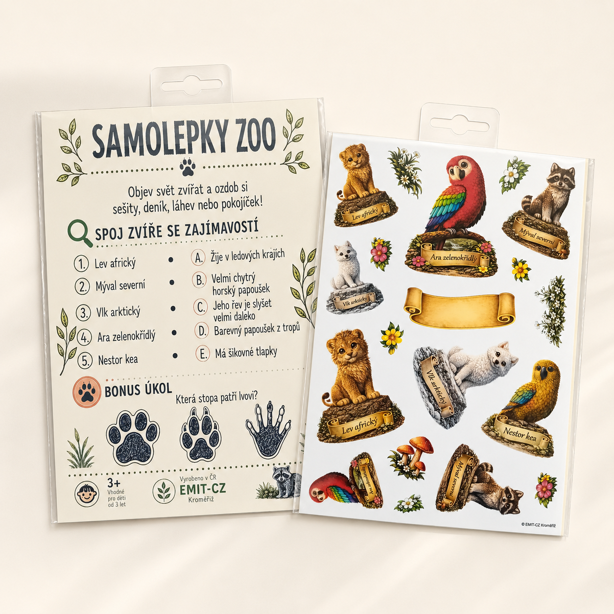 Barevné PVC samolepky na míru